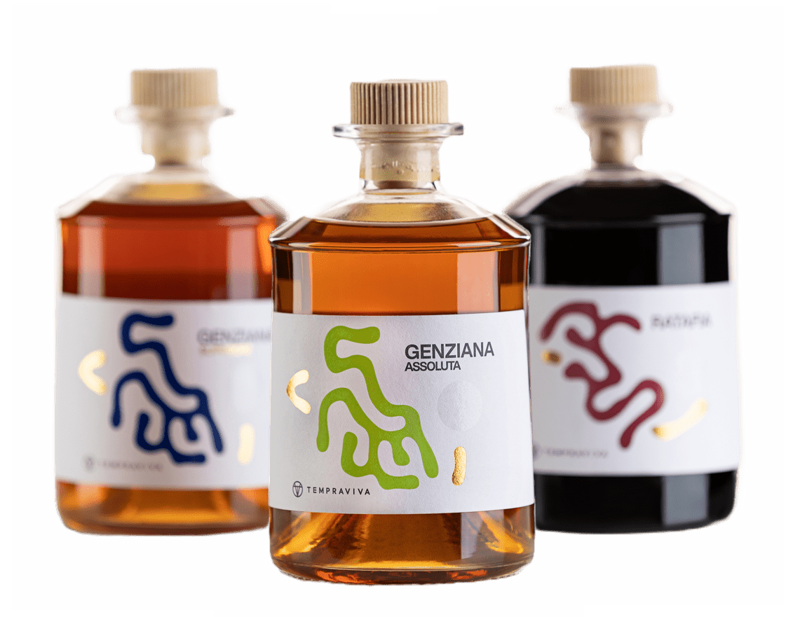 Tempraviva Genziane e Ratafia d'Abruzzo